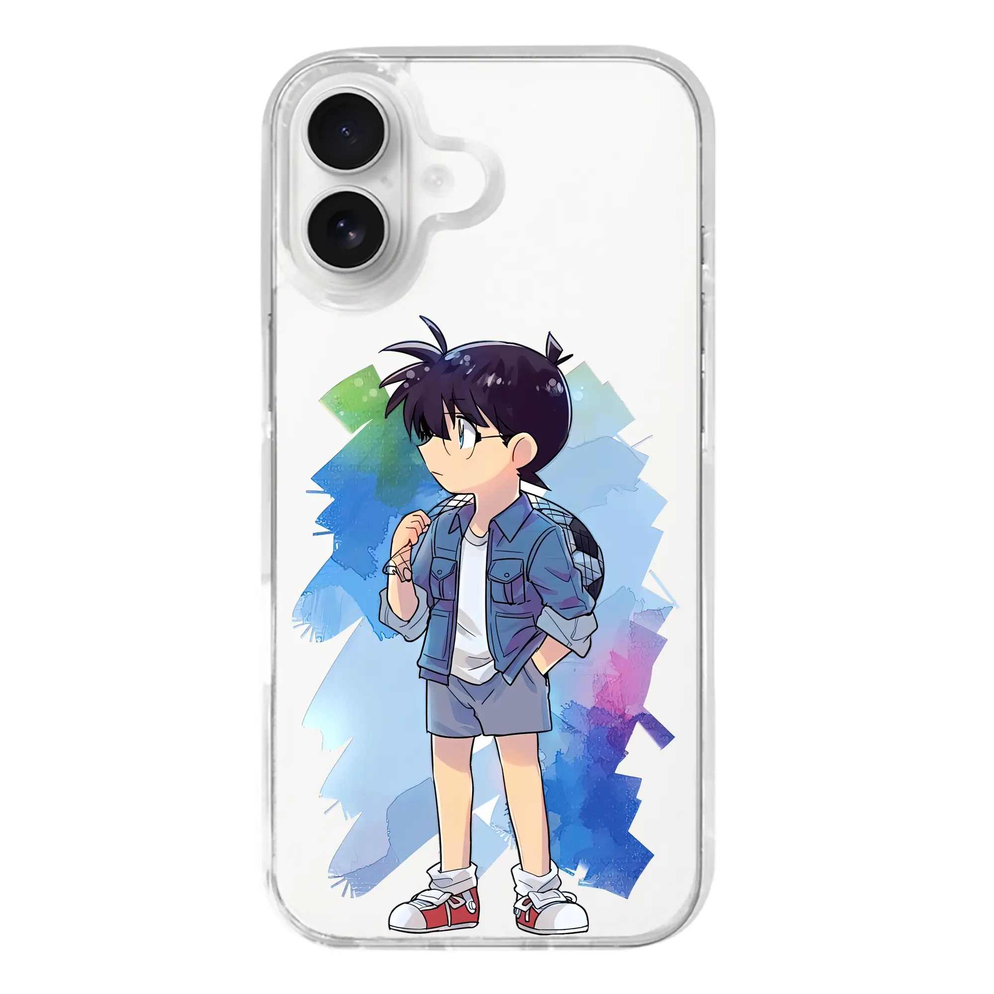 名探偵コナン グッズ 江戸川 コナン - iPhone 17シリーズ 透明スマホケース – 薄型・耐衝撃・精密フィット保護カバー